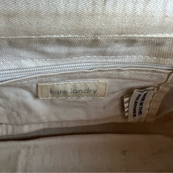 Kate Landry 100% Natural Straw Handbag - Picture 8 of 8